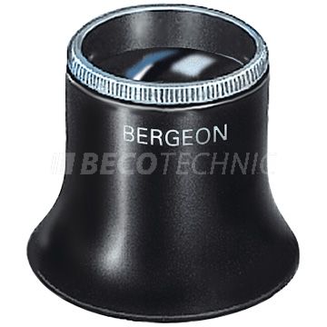 Bergeon 2611-N-2.5 Loep, met geschroefde ring, 4x vergroting