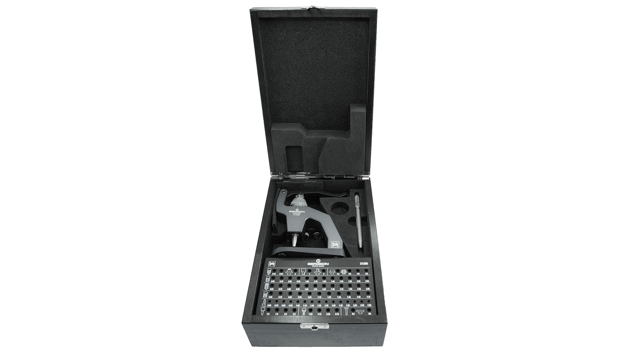 Bergeon 31300 Seitz jewelling tool with all accessories