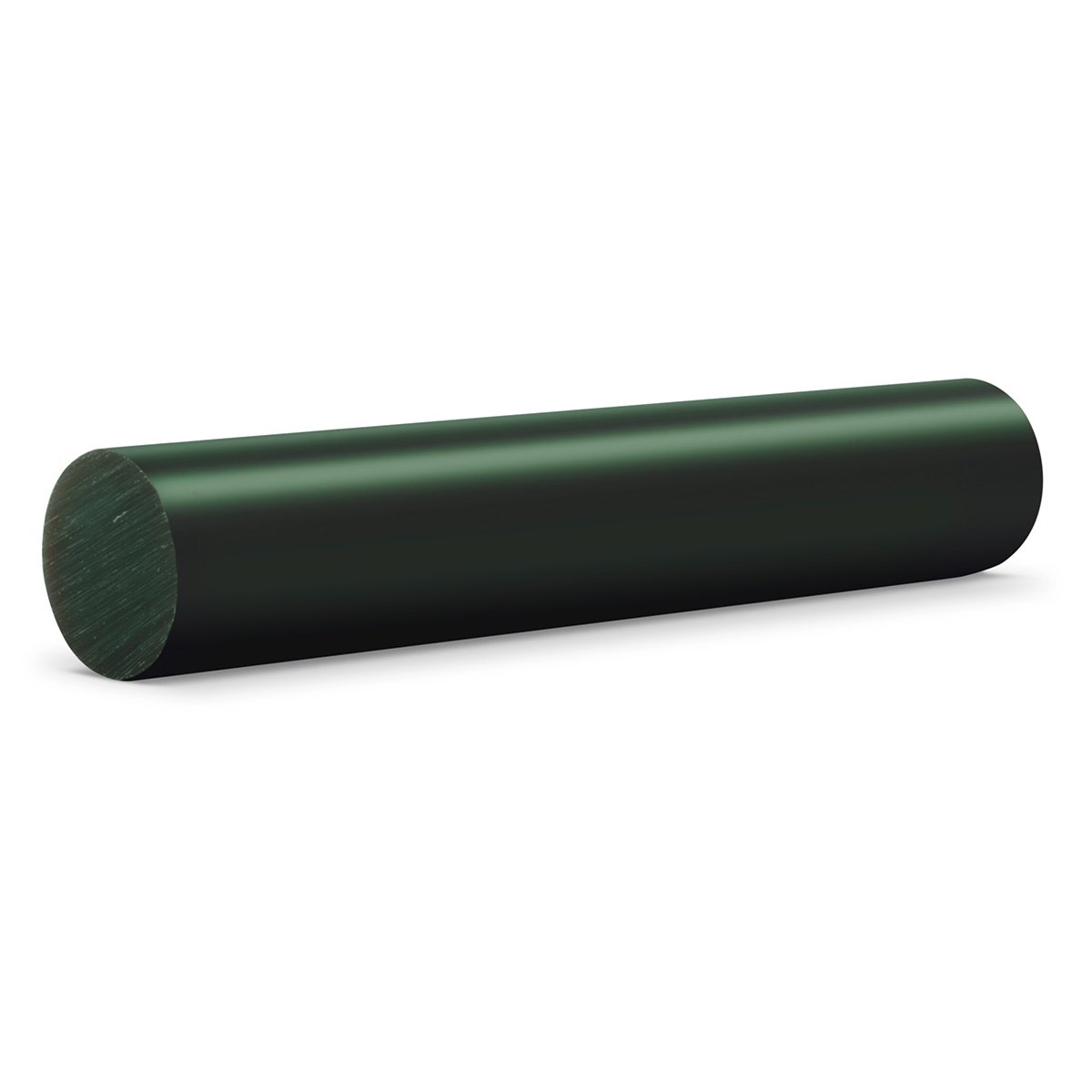 Carving wax tube, Ø 21 mm, round solid, green, hard