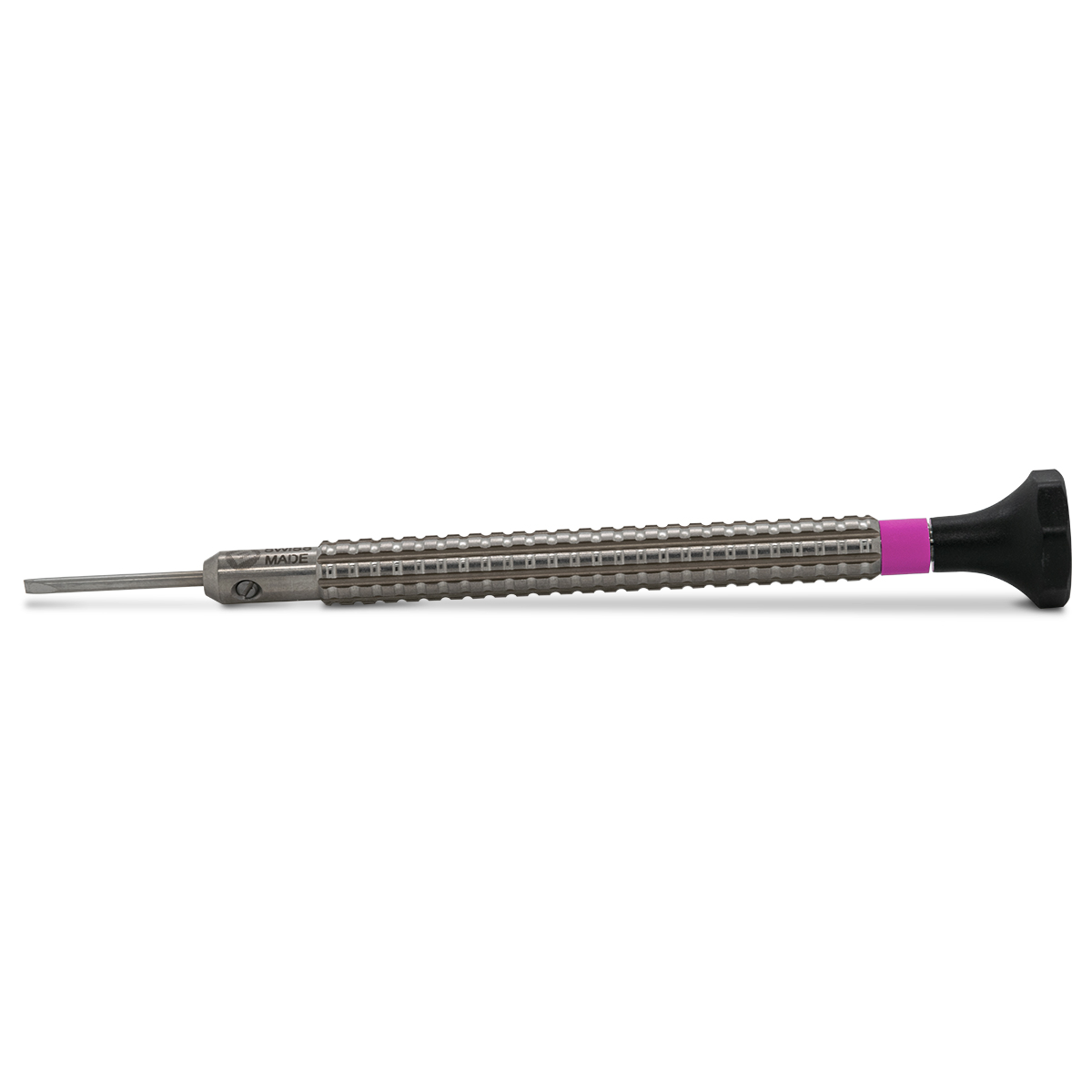 Bergeon 7965-220 schroevendraaier, mes 2,2 mm, roze, voor draaimoment-trommel
