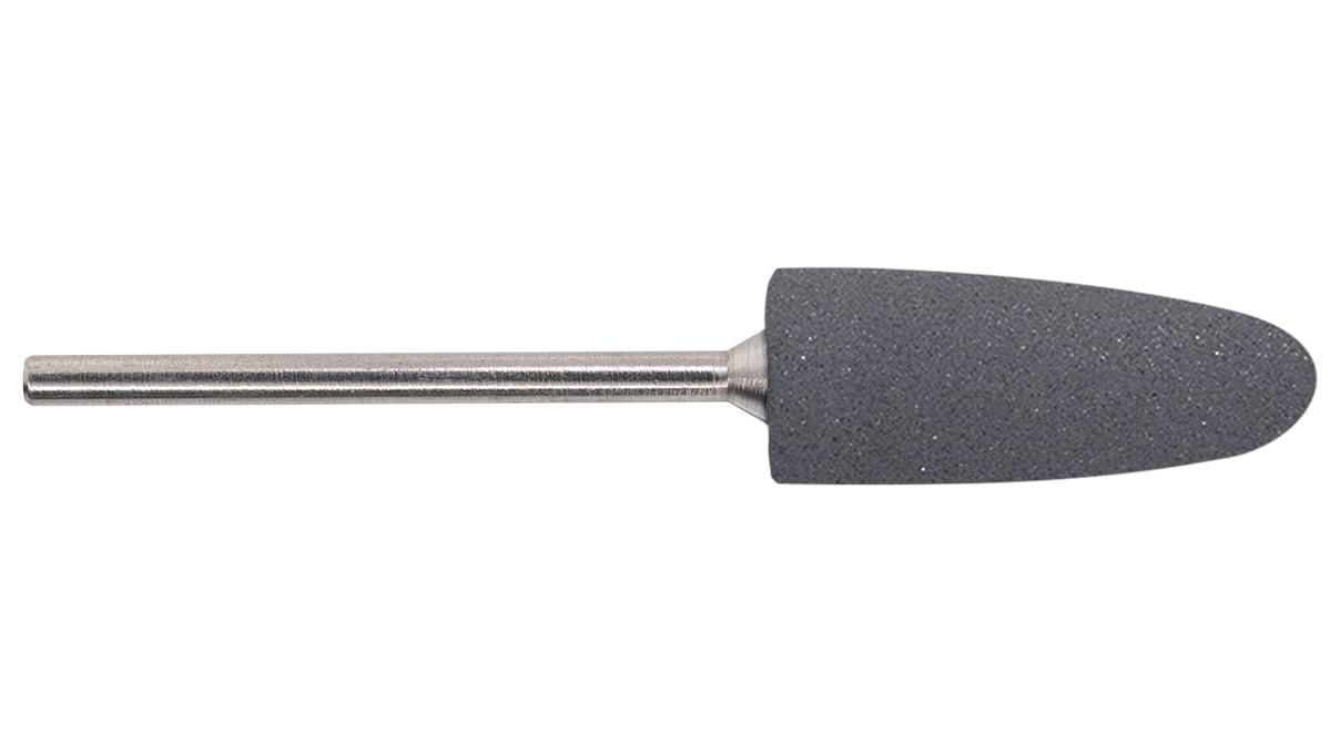 Miniature polisher Exa Technique / Grain medium Ø 10,0 mm x Lg 24,0 mm / gray, 6 pieces