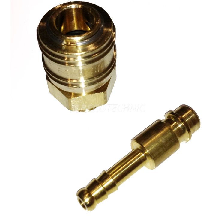 Schnell-Kupplung NW 7,2 mm für Innen- Ø 6 mm Schnell-Kupplung NW 7,2 mm für Innen- Ø 6 mm