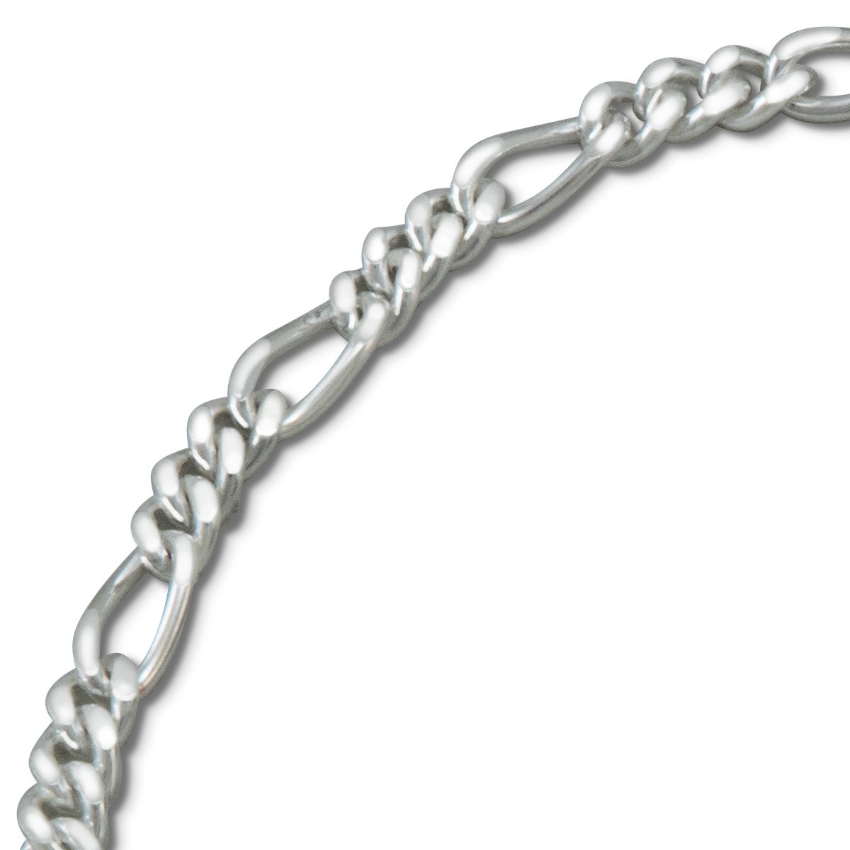 Zakhorloge ketting, zilver 925, lengte 25 cm
