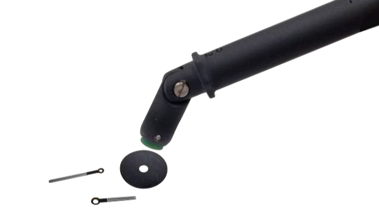Uitlijnbare pen met zelfklevende eindstukjes, Ø 3 en Ø 6 mm