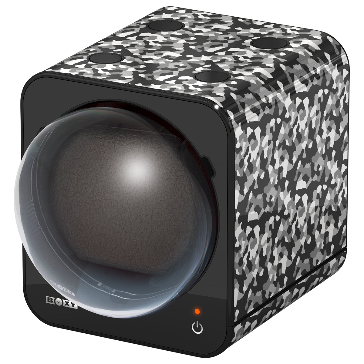 Boxy Fancy Brick watch winder, camouflage black/white, without adapter