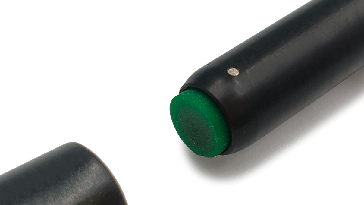Pen with adhesive end pieces, Ø 3 and Ø 6 mm