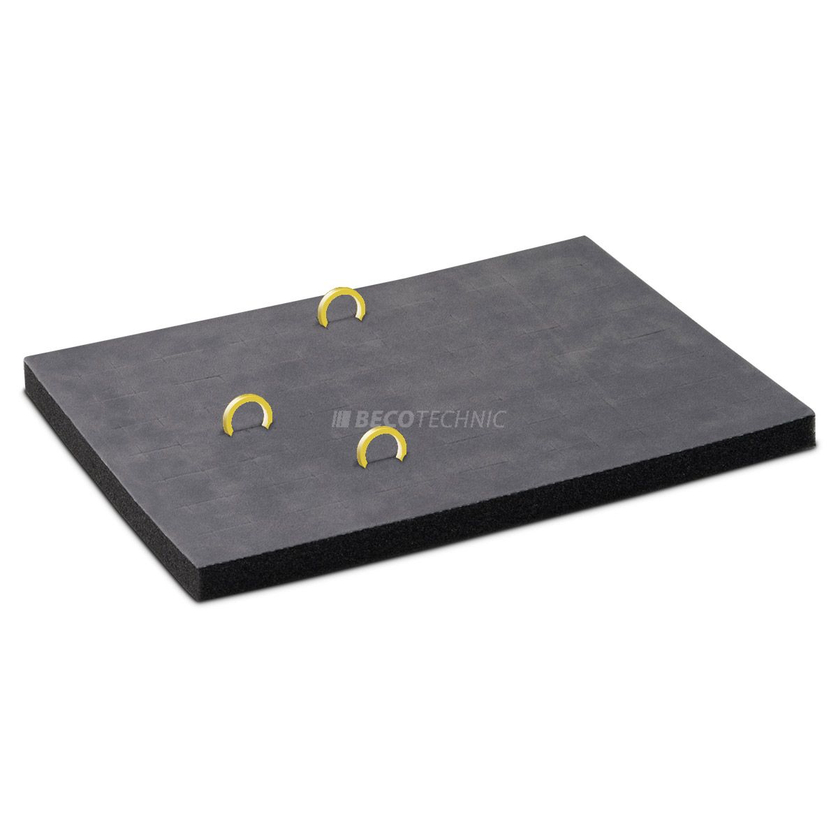 Velvet covered inlay for 49 rings suitable for small tray 293 x 220 mm