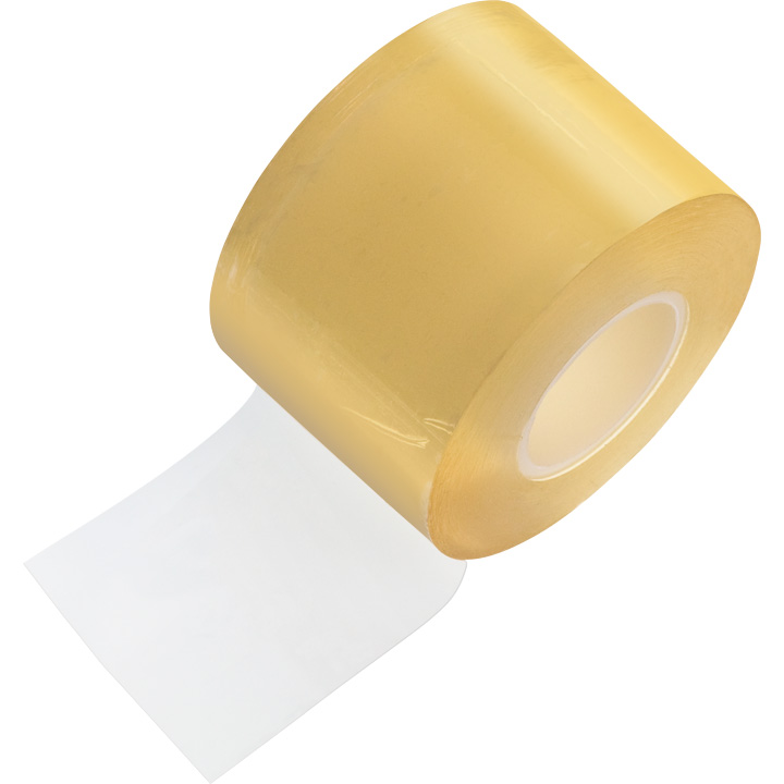 Adhesive foil roll for protection of high class watches, jewelry and luxury goods, 5 cm x 50 m