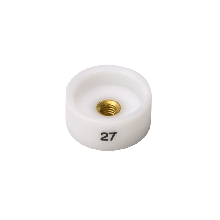 Delrin dies, round shaped size 27