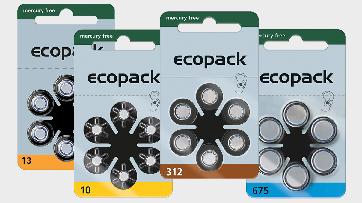 Ecopack Hearing Aid Batteries