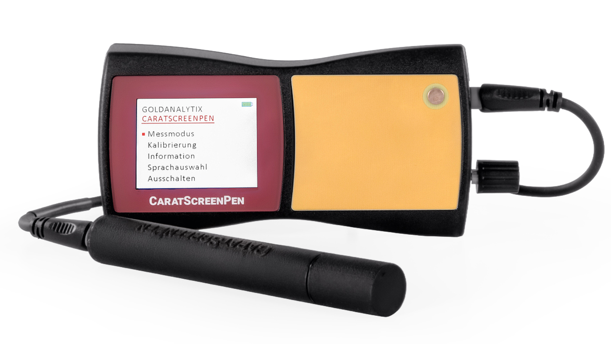 CaratScreenPen V2, Prüfgerät zur Ermittlung des Feinmetallgehalts