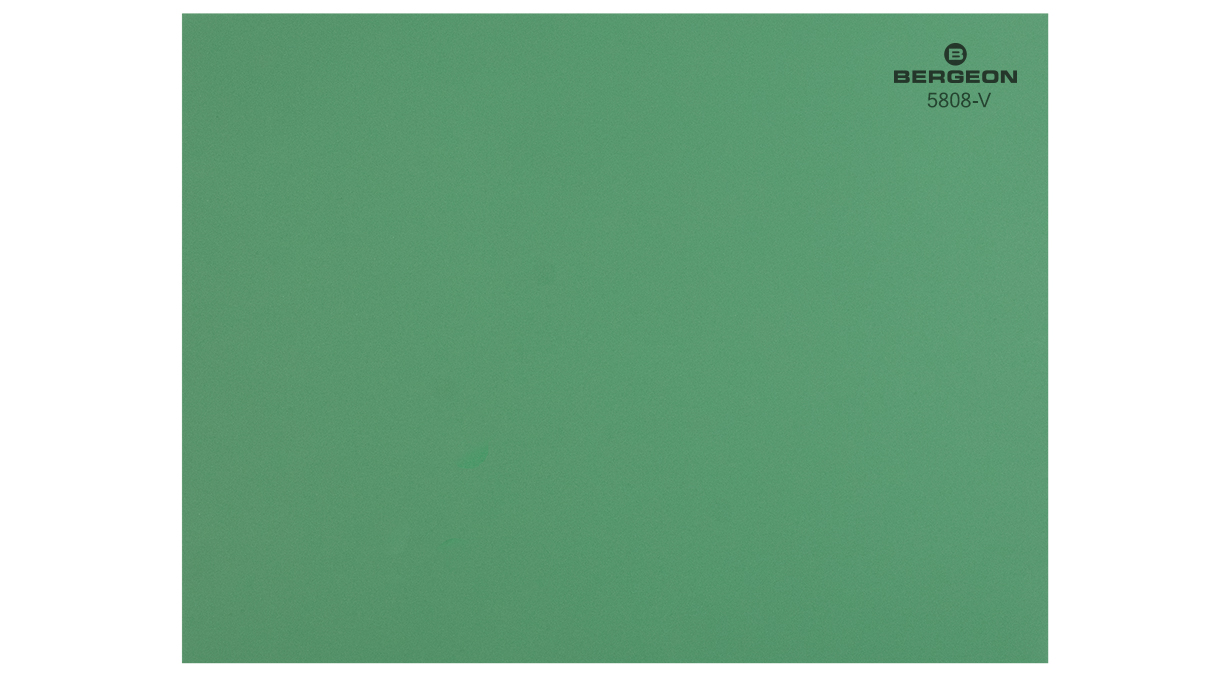 Bergeon 5808-V-01 Arbeitsunterlage, selbstklebend, grün, 1,5 x 320 x 240 mm