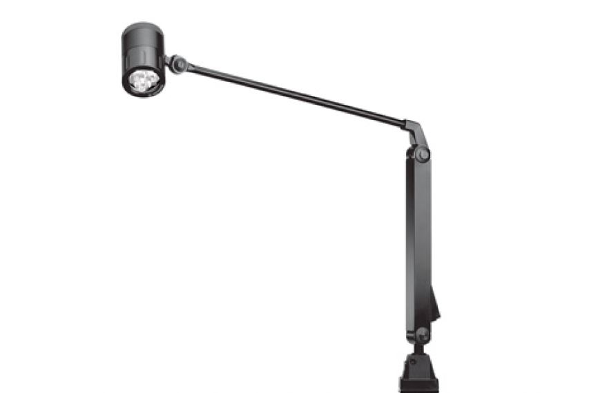 Spot LED machinelamp MCBFL3N, zwart, met schakelaar, 3/6W(10°)/100-240V/50/60HZ/40/40