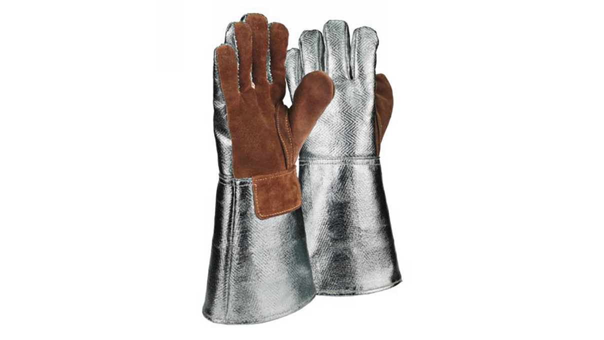 Hittebestendige handschoenen, 1 paar, maat 10,5