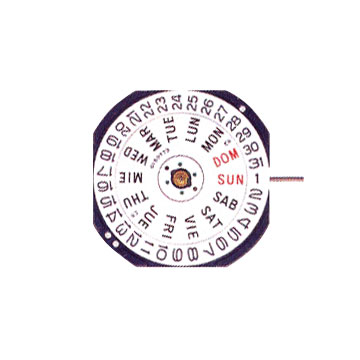 AU-Werk SHI VX43 H2, 11 1/2''', SC, DAY/DATE3, Quarz 373
