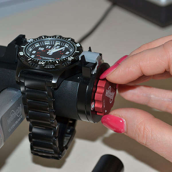 Witschi microfoonhouder met draaiwiel Witschi microfoonhouder met draaiwiel