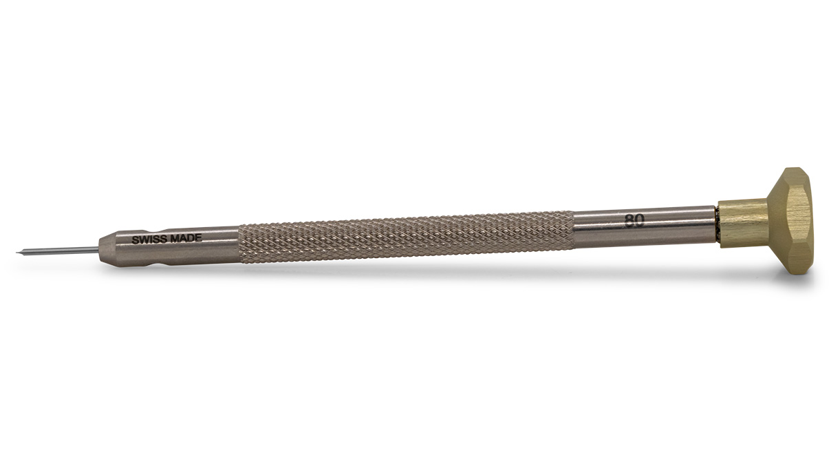 Ergo Schraubendreher, Schlitz (T), 0,8 mm, Hellgelb, Edelstahl