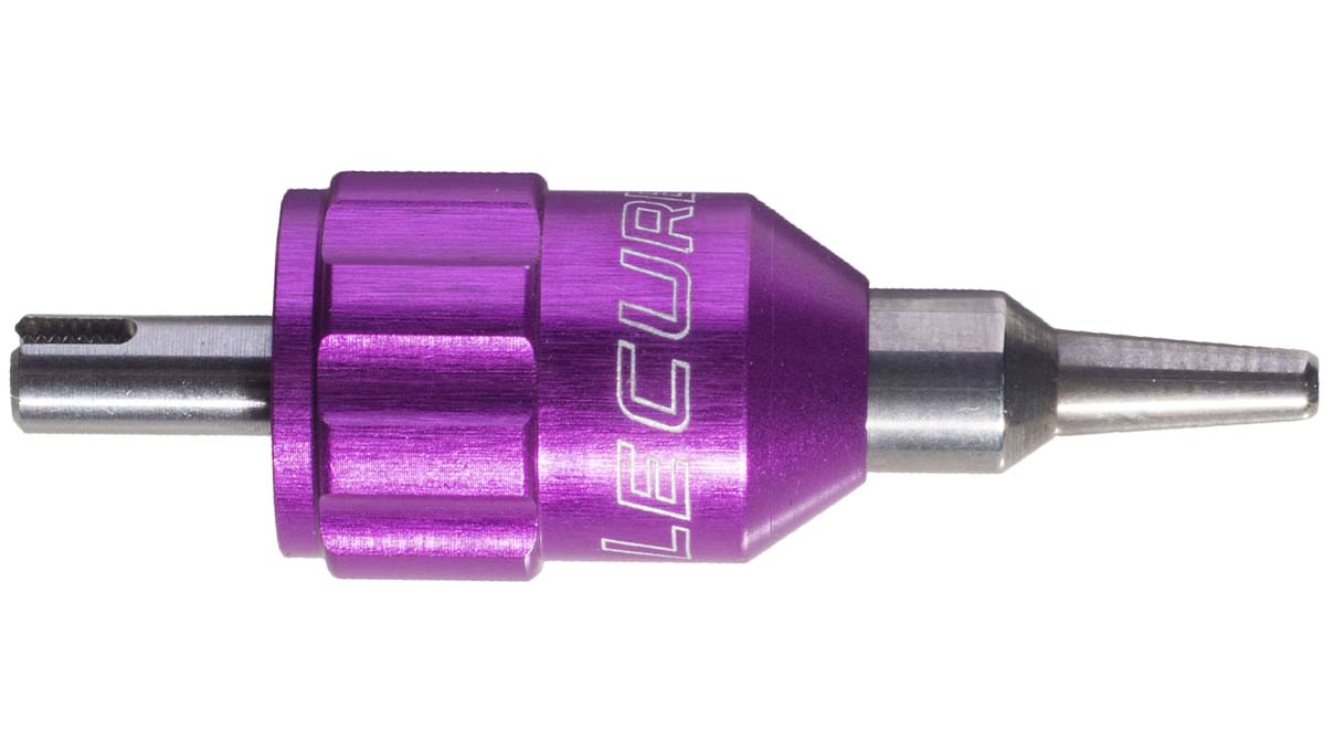 Lecureux screwdriver head Screw-On, Ø 1,4 mm, violet, with bit holder