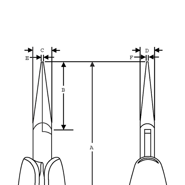 Alicates de puntas Lindstrom N°RX7890