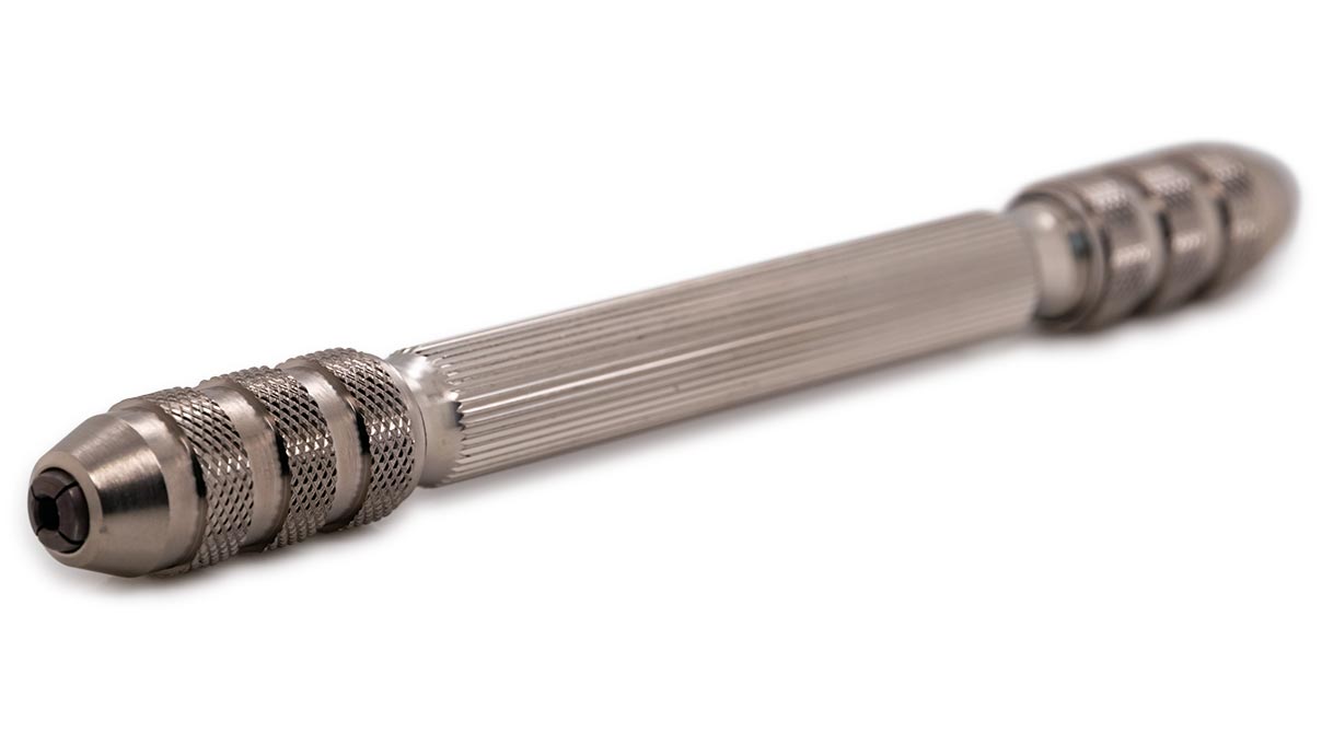 Bergeon 5679-2 Stiftenklöbchen, Spannweiten 0 - 1,5 / 1,9 - 3 mm, Länge 115 mm