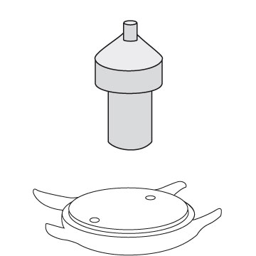 Adjustable jaws for Aqua Fix for watch cases with holes, vacuum hardened