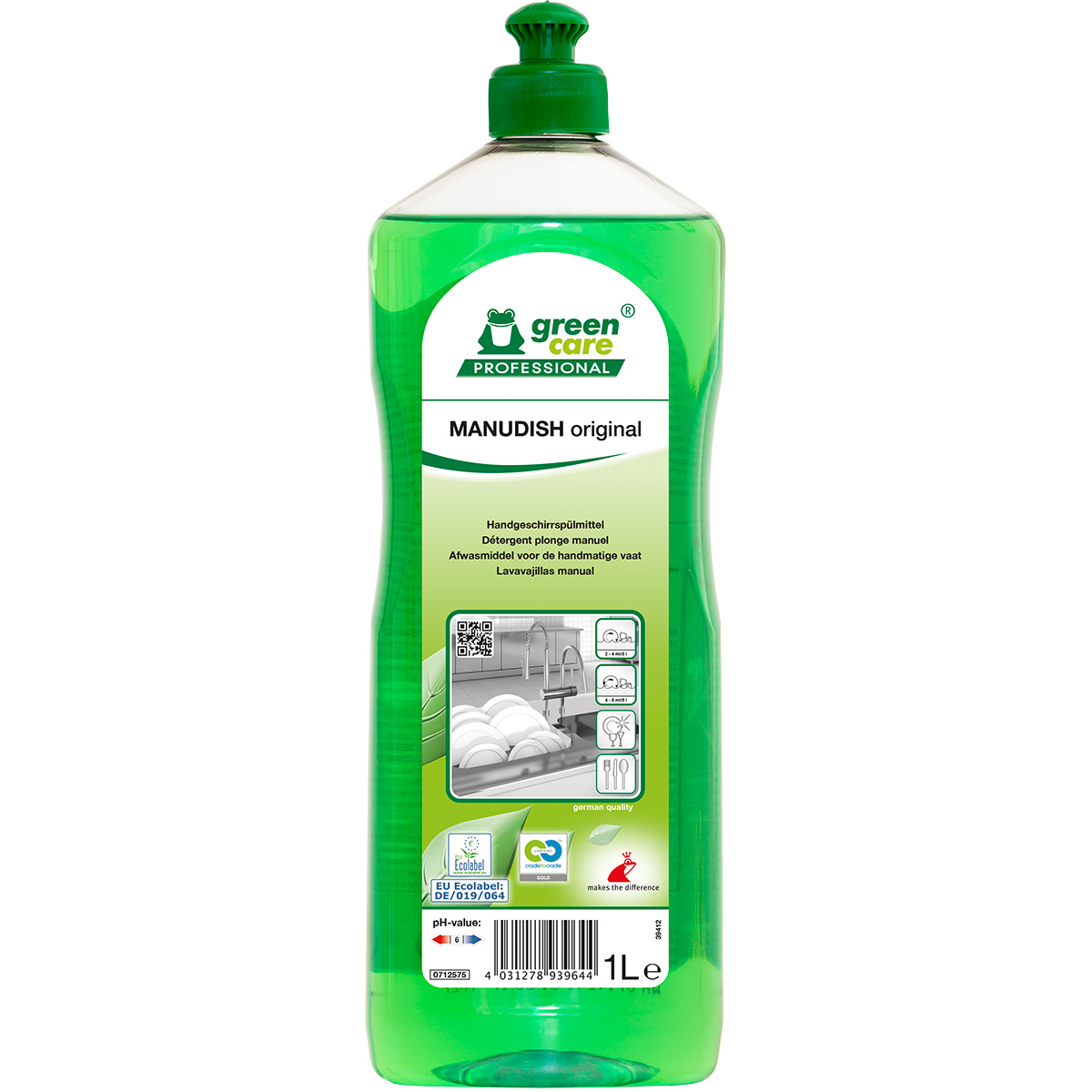 Green Care MANUDISH original Handafwasmiddel
