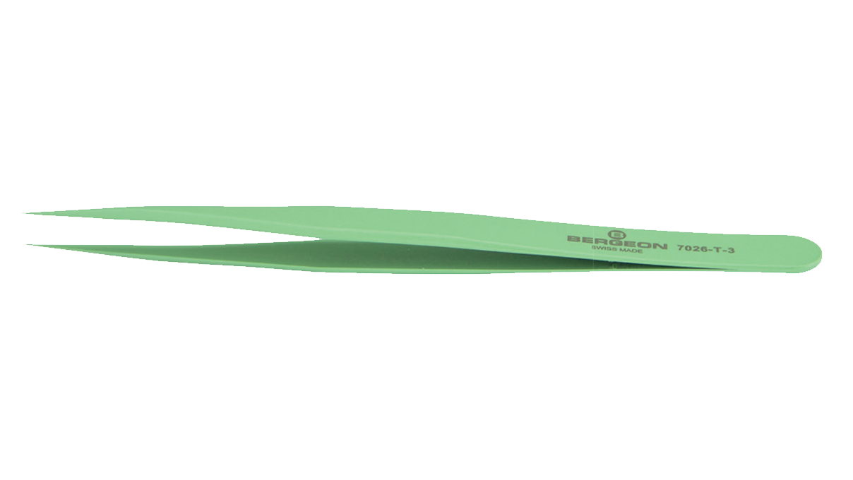 Bergeon 7026-T-3 Kornzange Form 3, mit Beschichtung aus PTFE