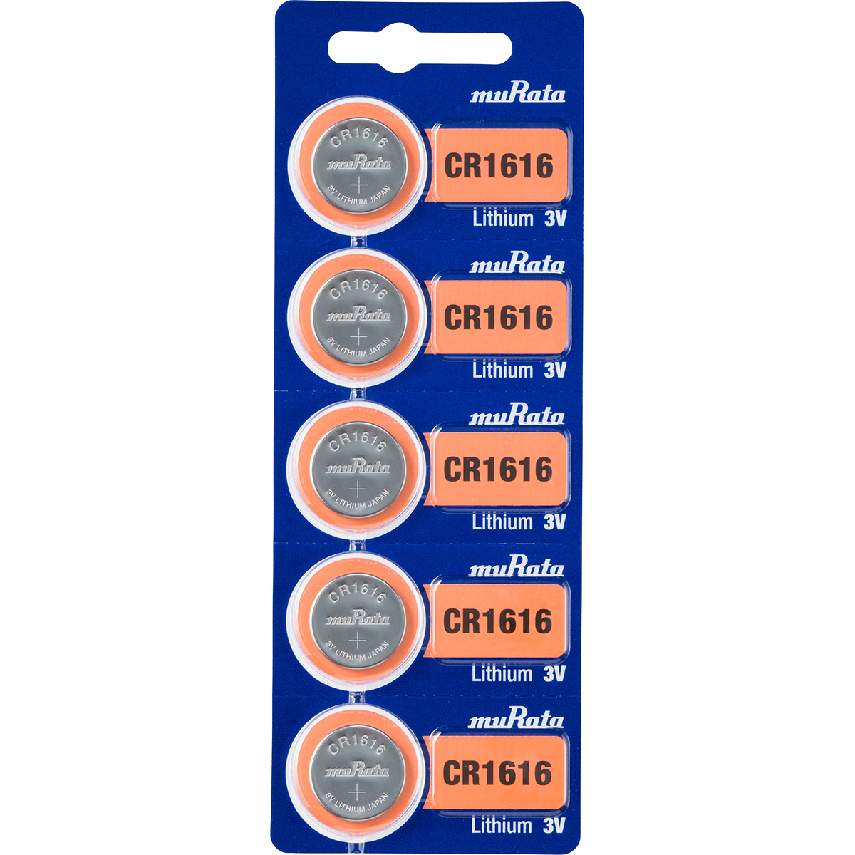 Murata Litio pila CR 1616 embalaje de blister