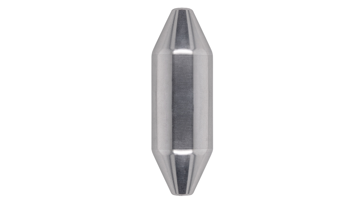 Stainless steel counterweight for compressed air hose Ø 6 mm