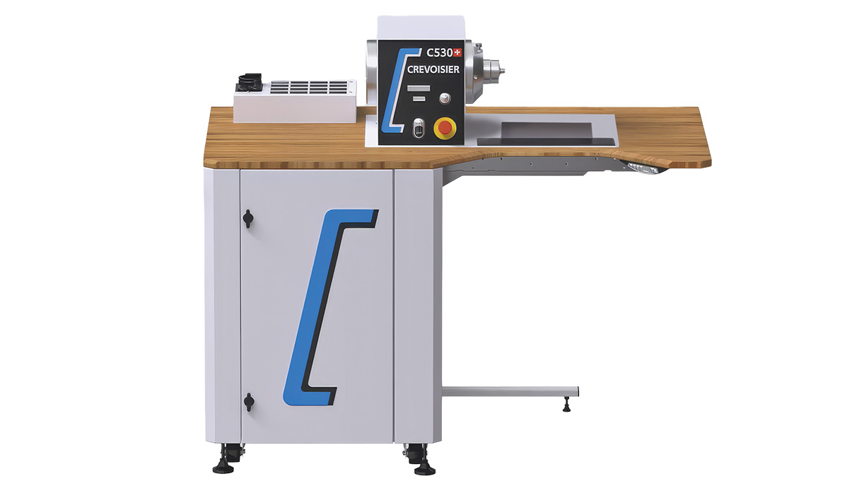 Crevoisier C530 Bijoutier, station compacte de fabrication de bijoux avec entraînement puissant à faibles
vibrations, M12 (230 V)