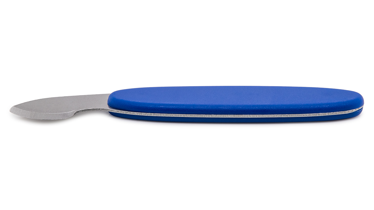 Beco Technic Simple Gehäuseöffnermesser, blauer Kunststoffgriff, Länge 113 mm