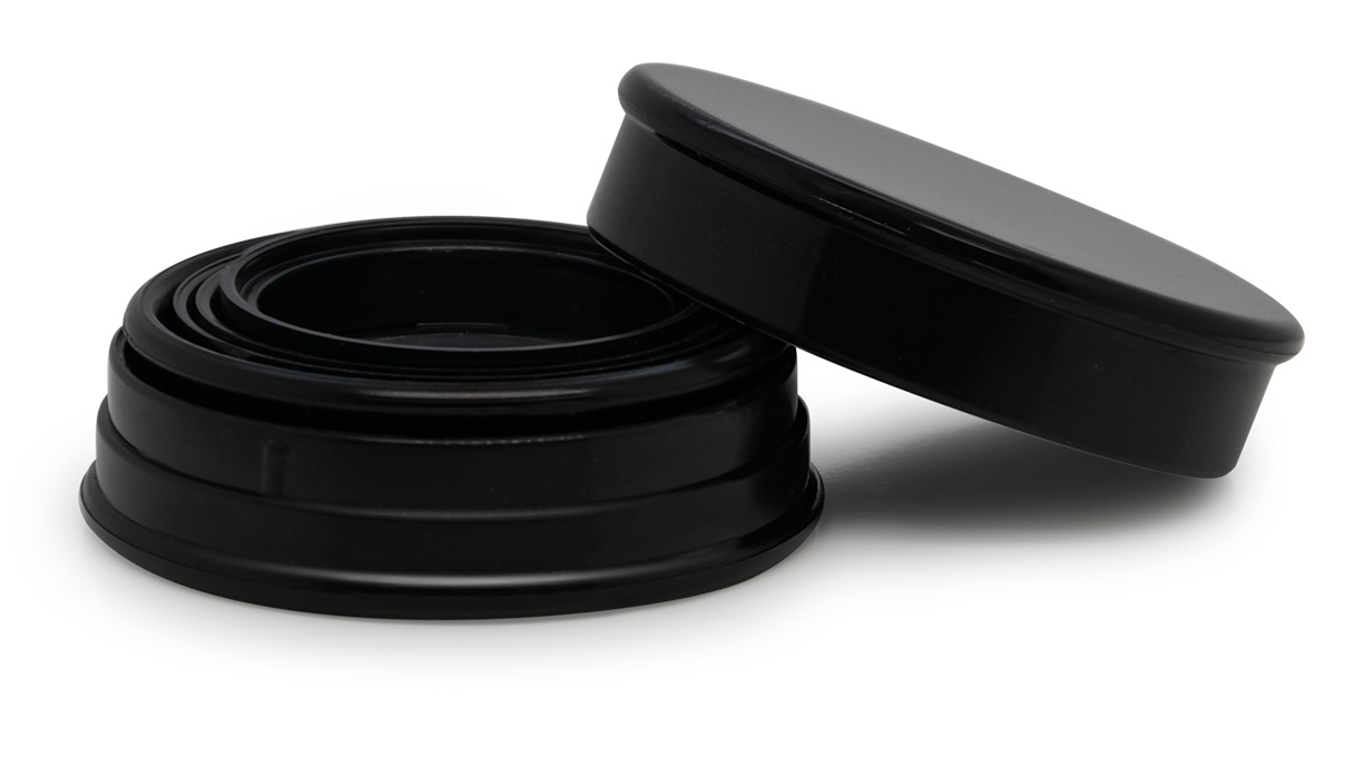Relojeros telescópica de gafas N ° 2 ½, magnificación de 4x, lente de Ø 23 mm, color negro, el parto, incluyendo caja de plástico