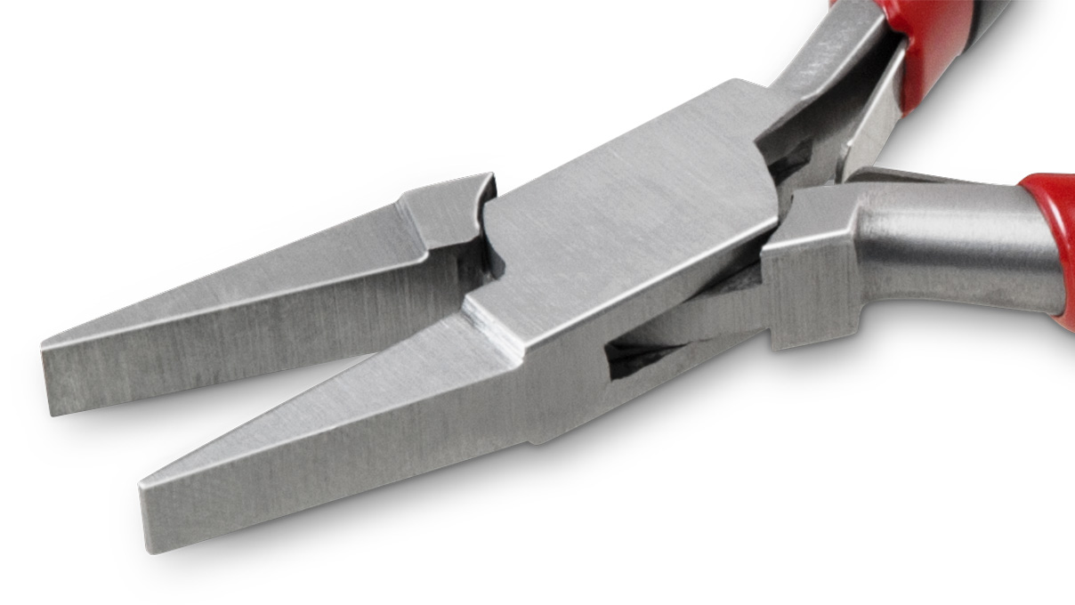 Platte tang, bek zonder snijrand