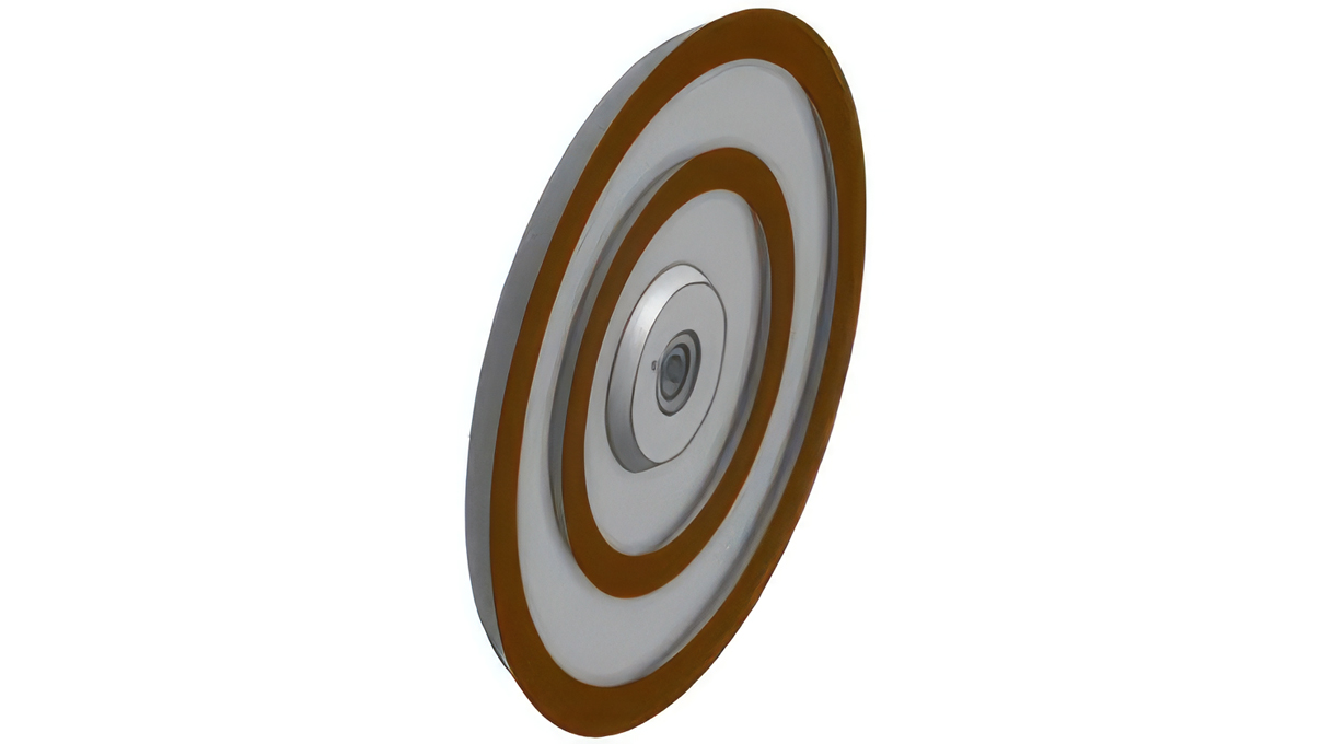 Micromecalp Muela de doble cola de milano, acero inoxidable, Ø 240 mm