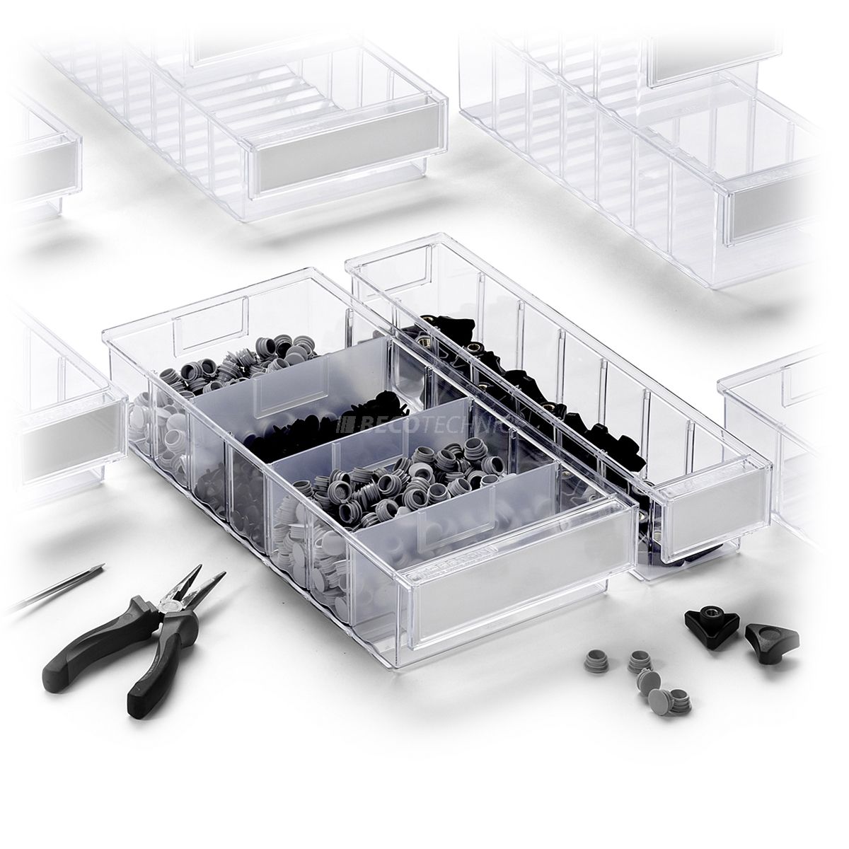 10 partition inserts for storage cabinets type 550 | 207534