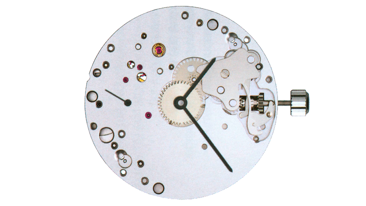 Mvt. Unitas 6497-1 H1 16 1/2''' SS LEPINE MECH GENEVE - Handmatig opwinden - Genève strepen - Blauwe schroeven