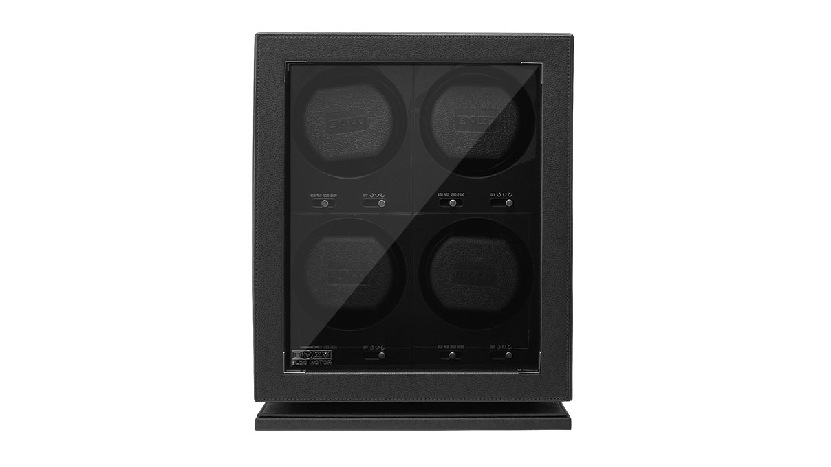 BLDC-B04 Uhrenbeweger für 4 Uhren, schwarz, B-Ware