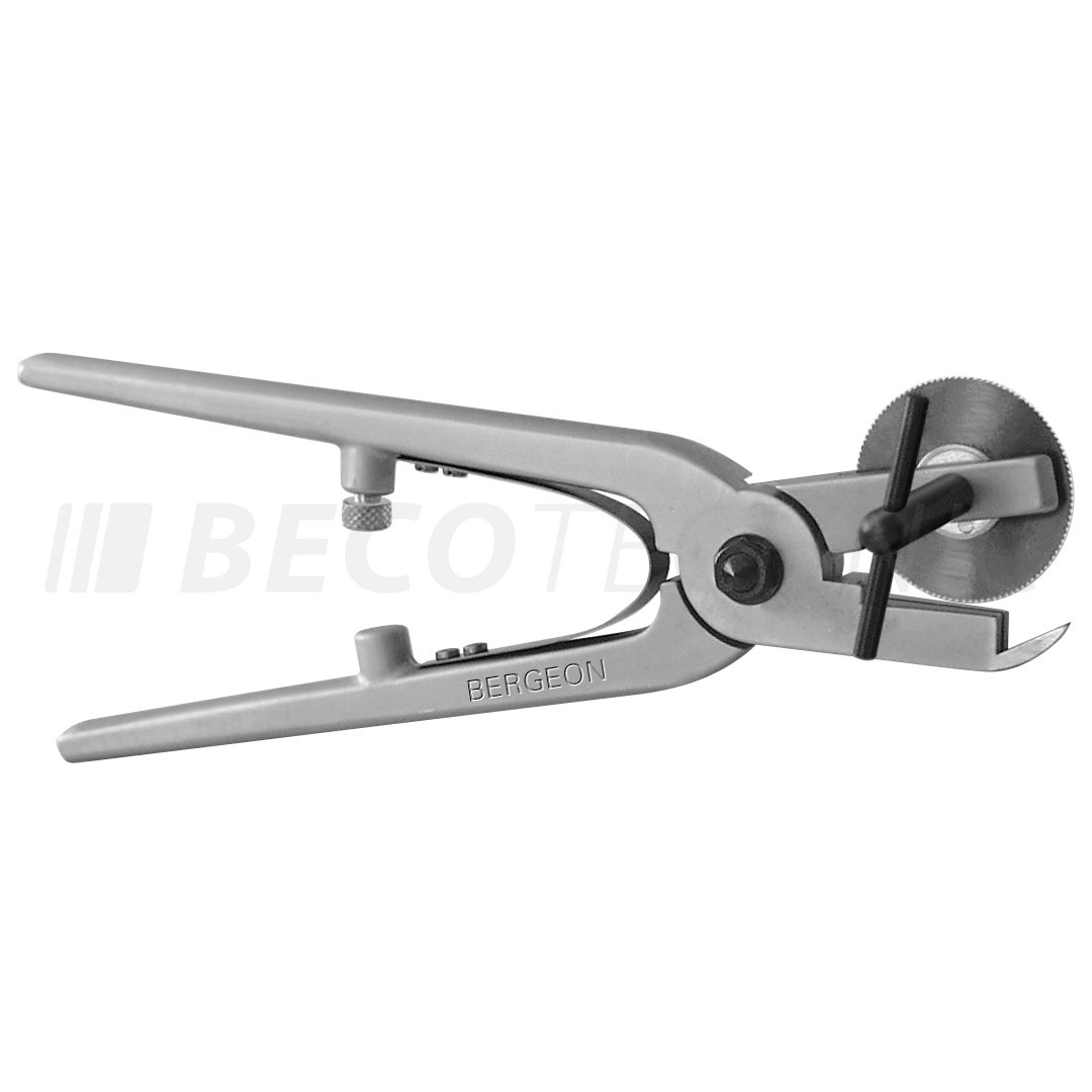 Bergeon 30410-P-CHC Ring cutter plier, with saw blade of high speed steel, for brass, gold and silver rings