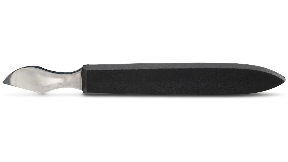 Case Opening Knife, Black Plastic Handle
