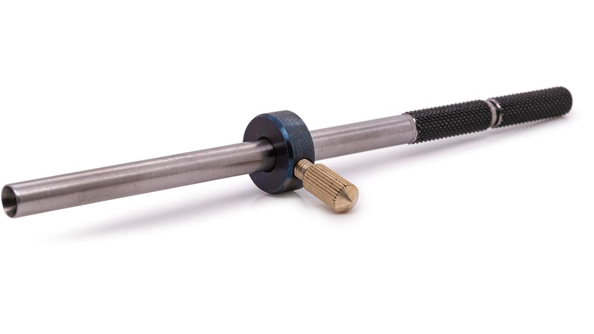 Brosche Star Ø 4,7 mm, Spindel mit Anschlagring, für Triebnietmaschine 15285, ohne Spannzangen