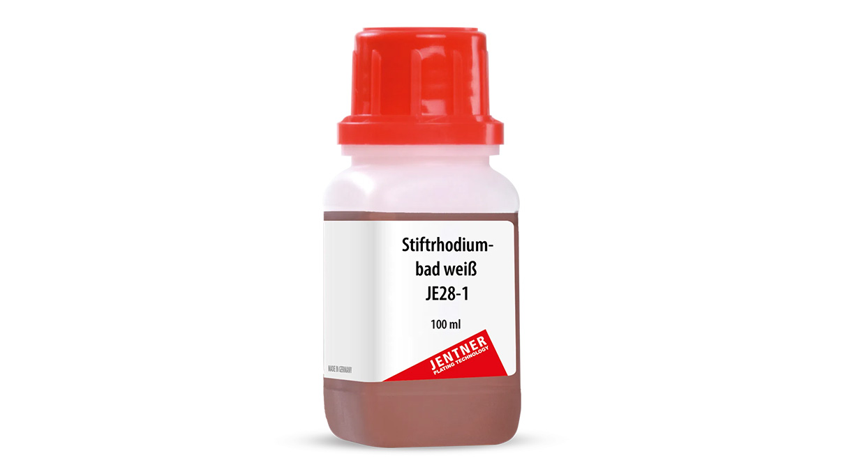 Jentner rhodium white JE28-1 for pen, 2 g Rh/100 ml, ready to use, 100 ml
