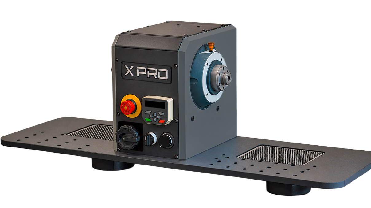 Micromecalp XPro2 Flexibly configurable finishing machine for refurbishing watches, double-sided
mount for machining tools, 230 V
