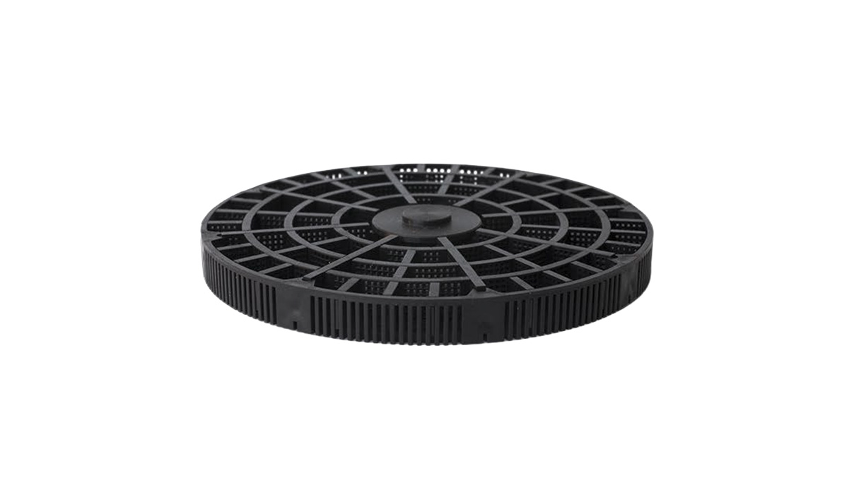 Mand, kunststof, hoogte 8 mm, Ø 80 mm, 72 onderverdeling