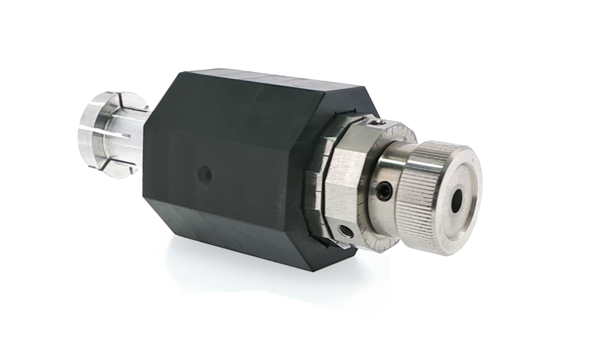 Micromecalp Symetrixx Polygonal Repeater, spezielle Haltevorrichtung mit 12 präzise unterteilten Flächen
für wiederkehrende Arbeiten in identischen Winkeln, inkl. austauschbarer Kunststoffhülse mit 8 Flächen