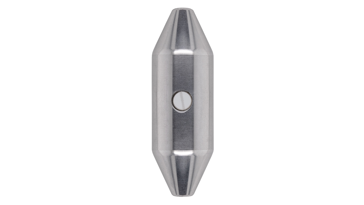 Stainless steel counterweight for compressed air hose Ø 6 mm