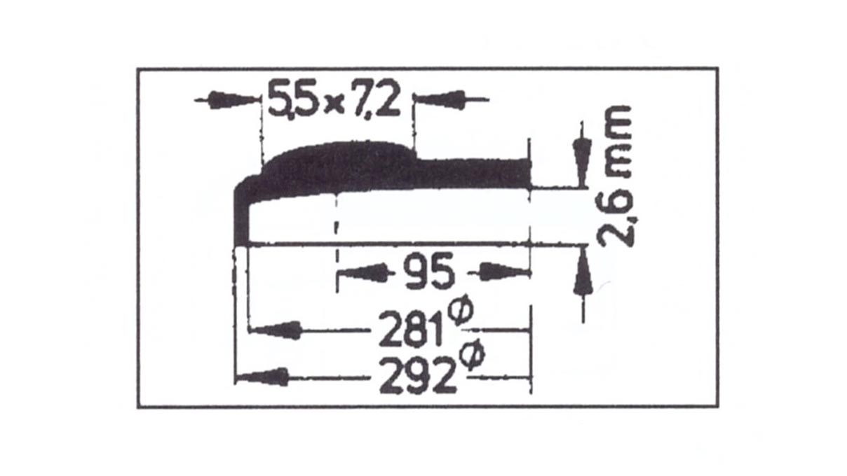 Cristal abatible con lupa Cyclop 108, réplica, plástico, Ø 29,2/28,1 mm, H 2,6 mm