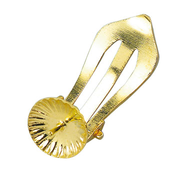 Clip mit Schale 585/-  GG Ø 5 mm