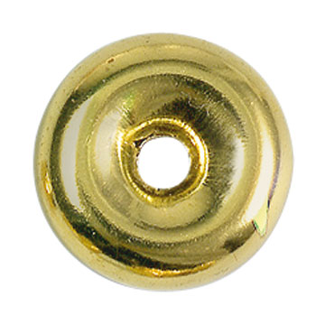 Kettenzwischenteile, Hohlringe, 585/- Gelbgold, glatt, Ø 3 x 1 mm