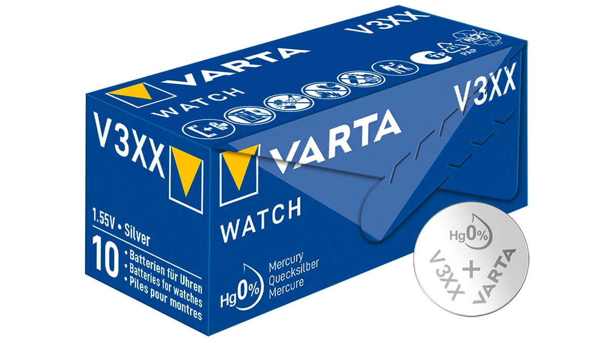 Varta 335 Knopfzelle 0% Quecksilber