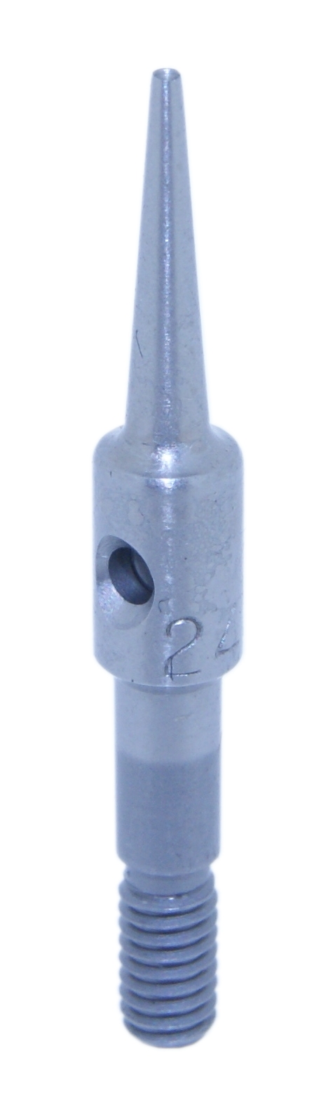 Badeco Spitze für Niet- und Fasserhammer, rund und konkav, 0,80 mm